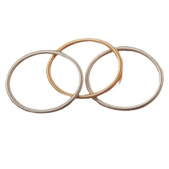 Multicolored Spring Bracelets Set of 3 - Picture 5 of 6